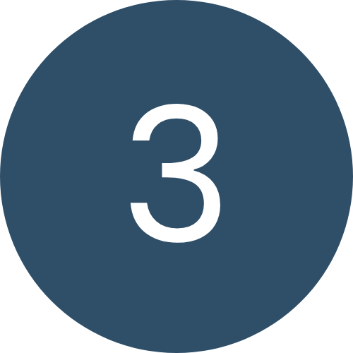 blue 3 Icon 500x500px