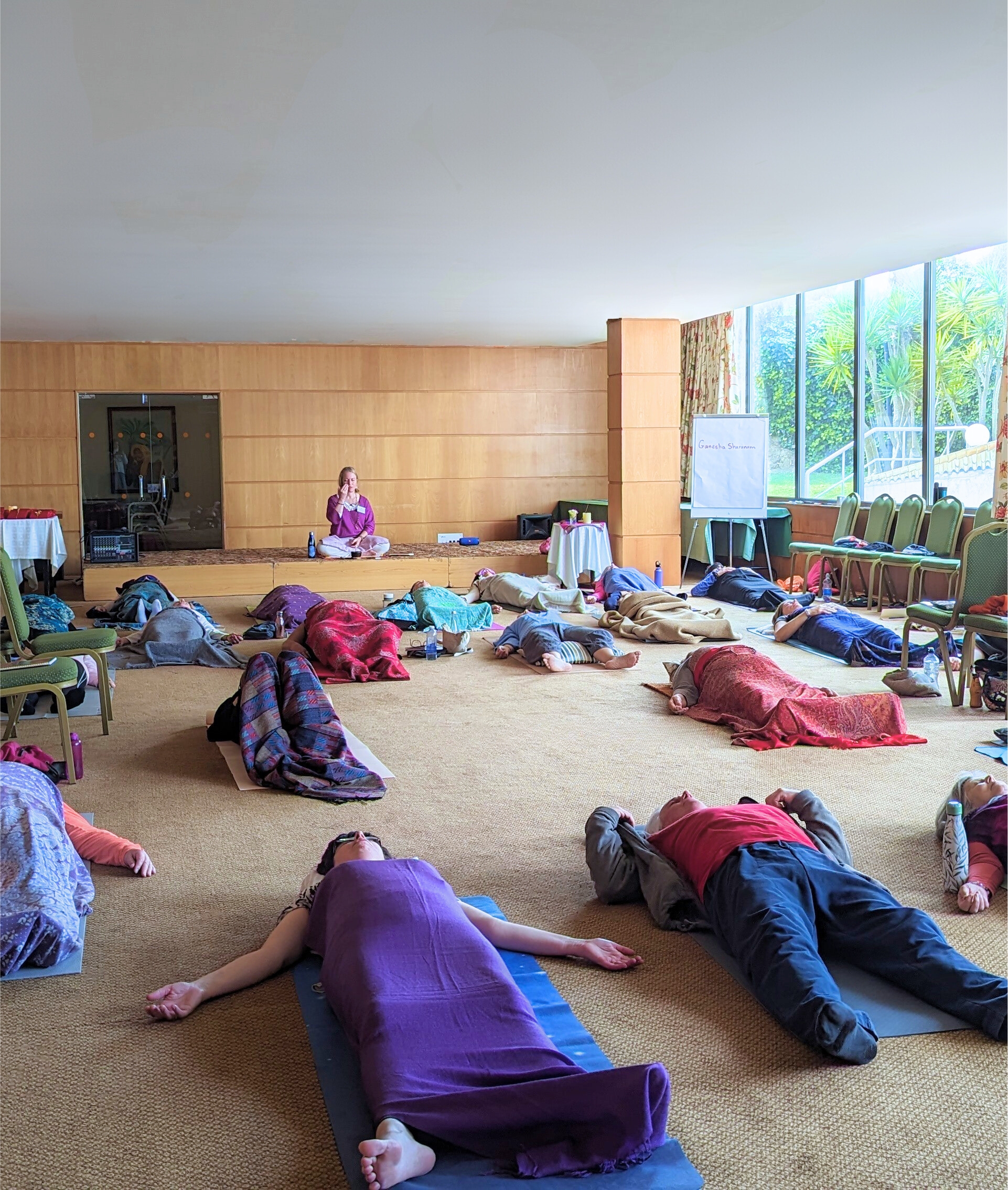 jane teaching relaxation portugal retreat baia grande